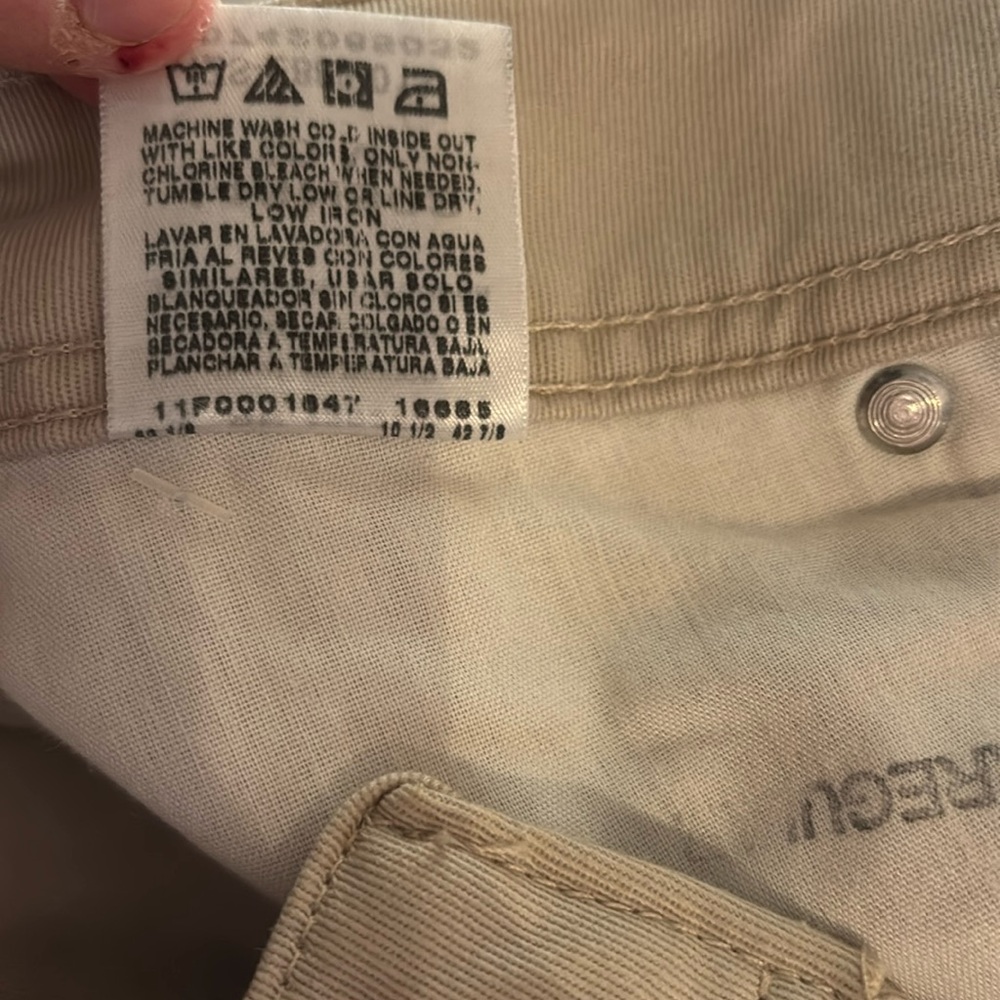 NWT Riders by Lee Tan Khaki Bermuda Shorts Instantly Slims You Irregular 10 M - Picture 16 of 16